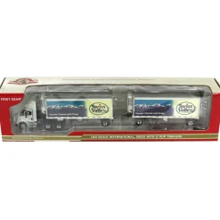 1/64 International 8600 with Twin Reefer Pup Trailers, Swiss Valley Farms