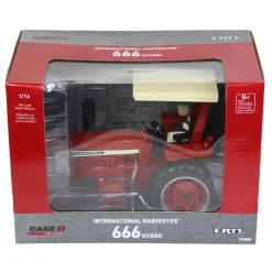 1/16 International Harvester 666 Hydro Narrow Front with ROPS & Fender Radio, ERTL Prestige Collection