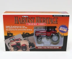 1/64 JI Case 7110 Magnum 2WD with ERTL Harvest Heritage Inaugural Series Trading Cards
