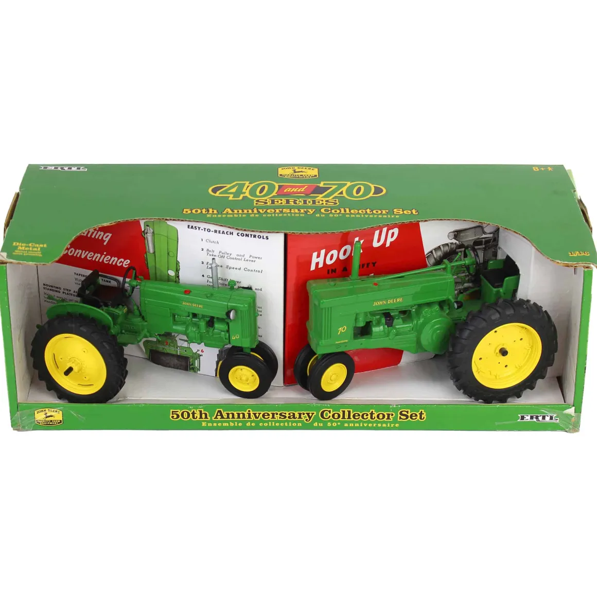 1/16 John Deere 40 & 70 50th Anniversary Collector Set by ERTL