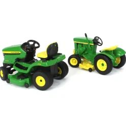 1/16 John Deere 110 & X394 60th Anniversary Lawn Tractor Set, ERTL Prestige Collection