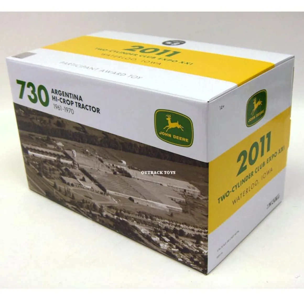 1/16 John Deere 730 Argentina HiCrop Diesel, 2011 Two Cylinder Club Award Version