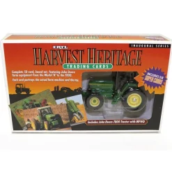 1/64 John Deere 7800 FWA with ERTL John Deere Harvest Heritage Trading Cards