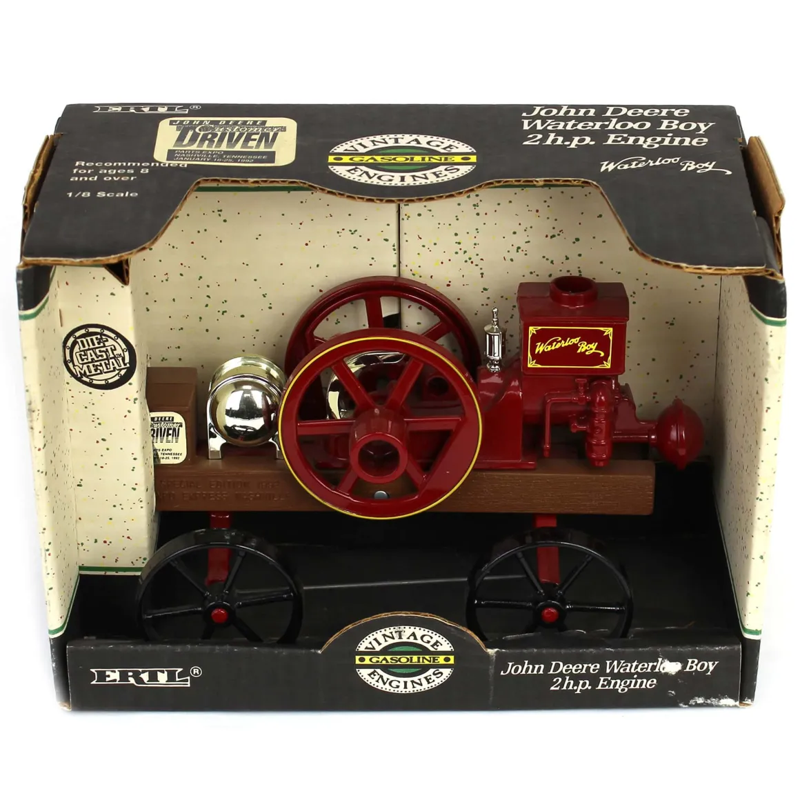 1/8 John Deere 2 H.P. Waterloo Boy Vintage Gas Engine, 1992 Expo Express Nashville