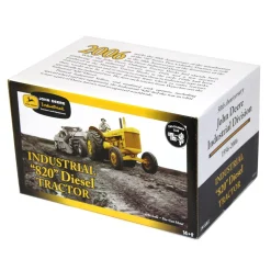 1/16 John Deere 820 Industrial Yellow Diesel, Two-Cylinder 50th Anniversary Edition
