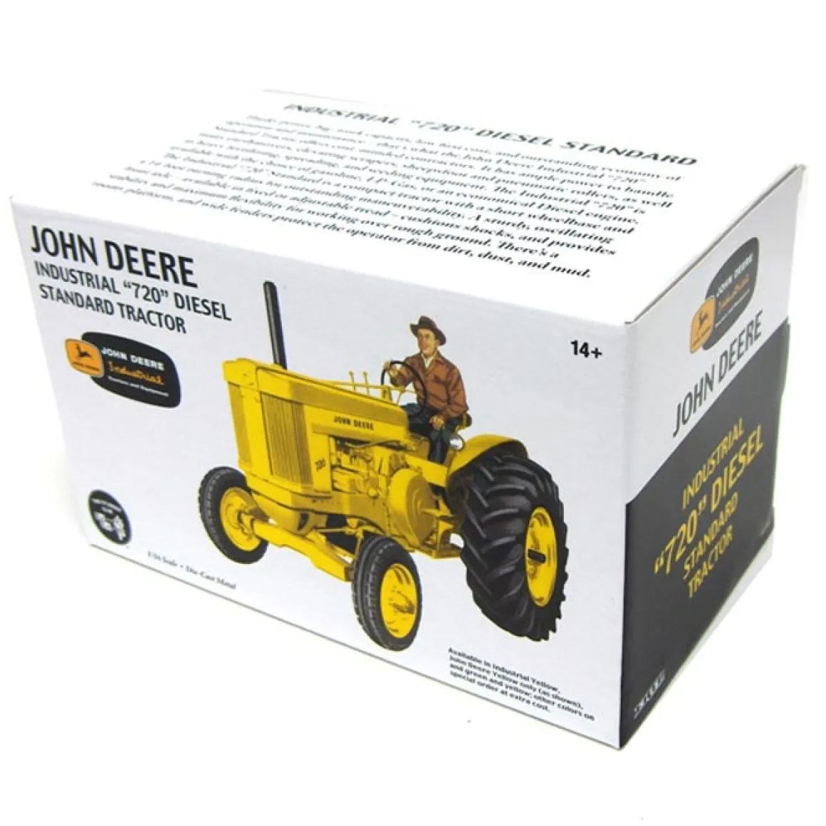1/16 John Deere 720 Industrial Yellow, 2008 Two-Cylinder Club Expo