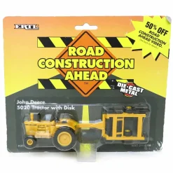 1/64 John Deere 5020 Industrial Yellow with Disk Harrow