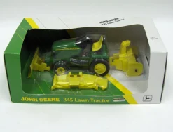 1/16 John Deere 345 Lawn & Garden Tractor with Deck, Blade, Snow Blower
