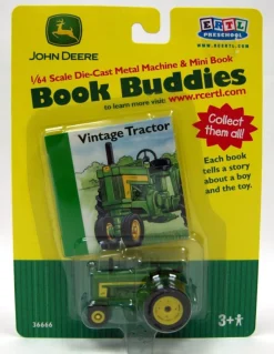 1/64 John Deere 620 Narrow Front Tractor with Book