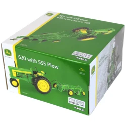 1/16 John Deere 620 Narrow Front with 555 Plow, ERTL Precision Heritage Series