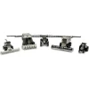 1/64 John Deere 5 Piece Chrome Plated Set