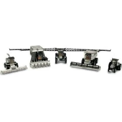 1/64 John Deere 5 Piece Chrome Plated Set