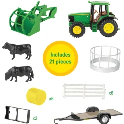 1/32 John Deere 20 Piece Haying Set
