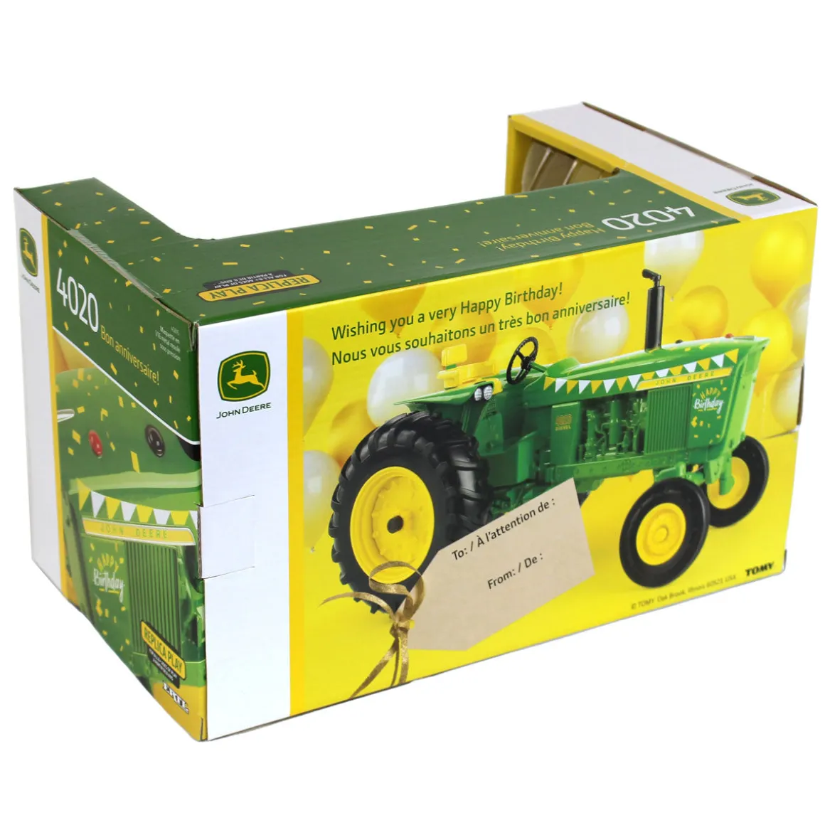 1/16 John Deere 4020 "Happy Birthday" Wide Front Tractor by ERTL