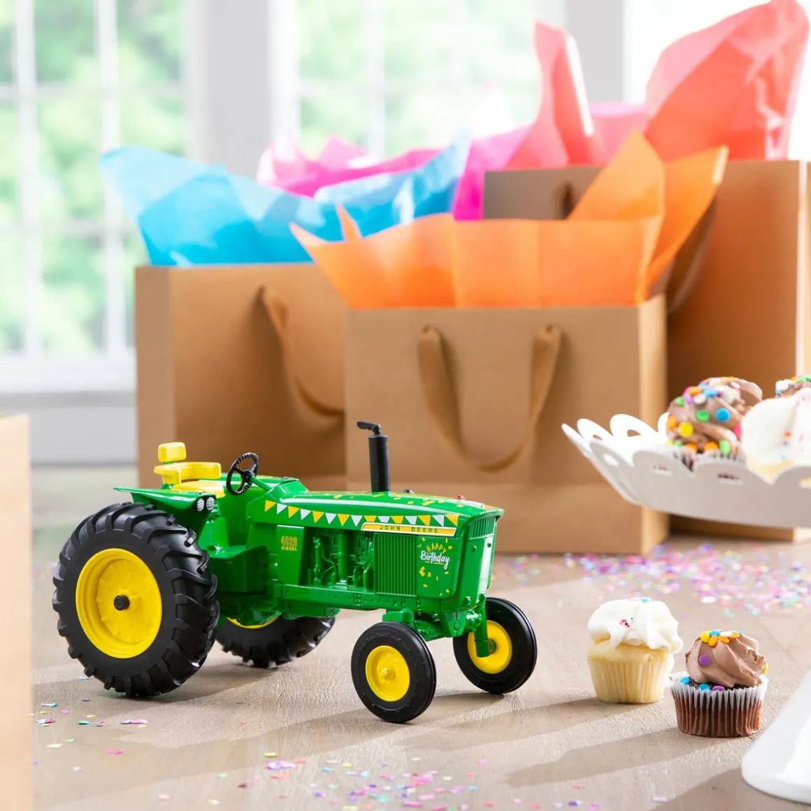 1/16 John Deere 4020 "Happy Birthday" Wide Front Tractor by ERTL