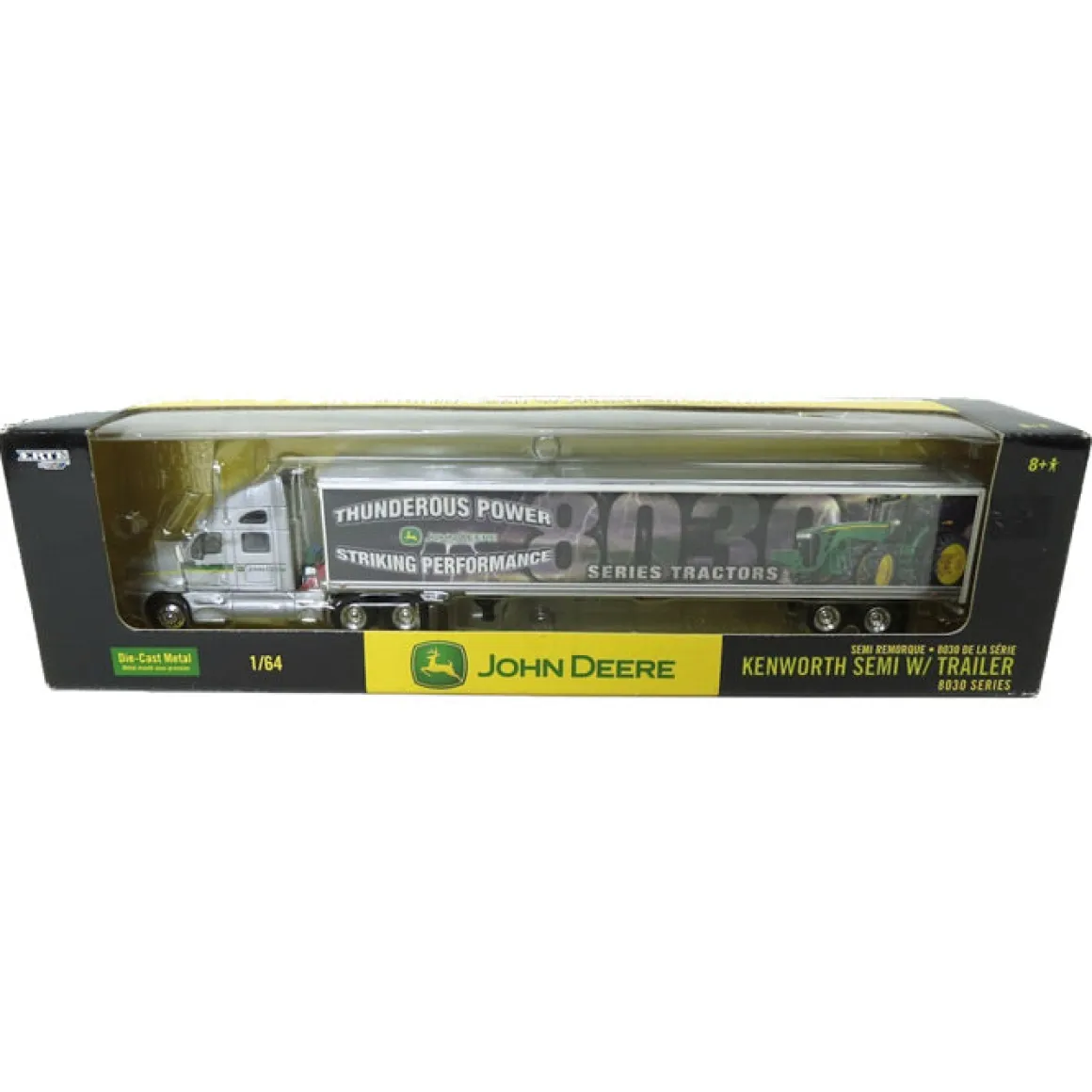 1/64 John Deere 8030 Series Semi with Gray Kenworth