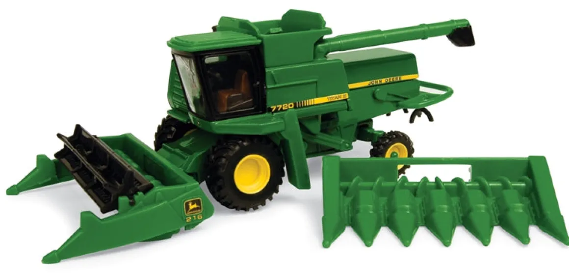 1/64 John Deere 7720 Titan II with Corn & Grain Heads
