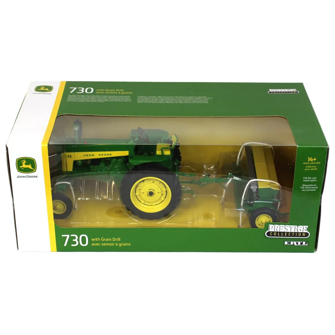 1/16 John Deere 730 Wide Front with Grain Drill, ERTL Prestige Collection