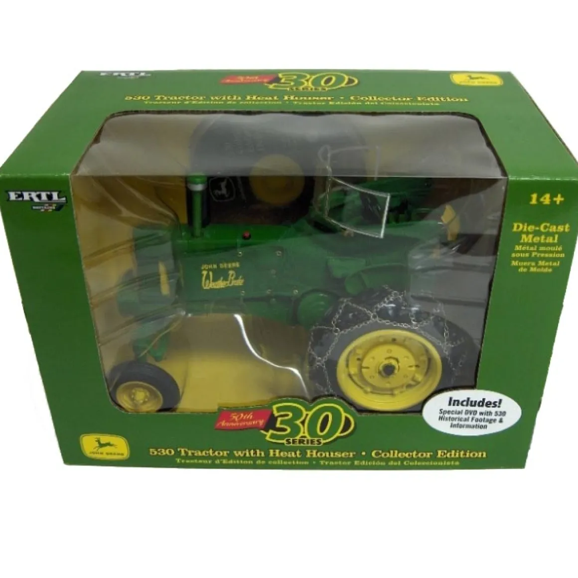 1/16 John Deere 530 Wide with Heat Houser, 50th Anniversary Collector Edition