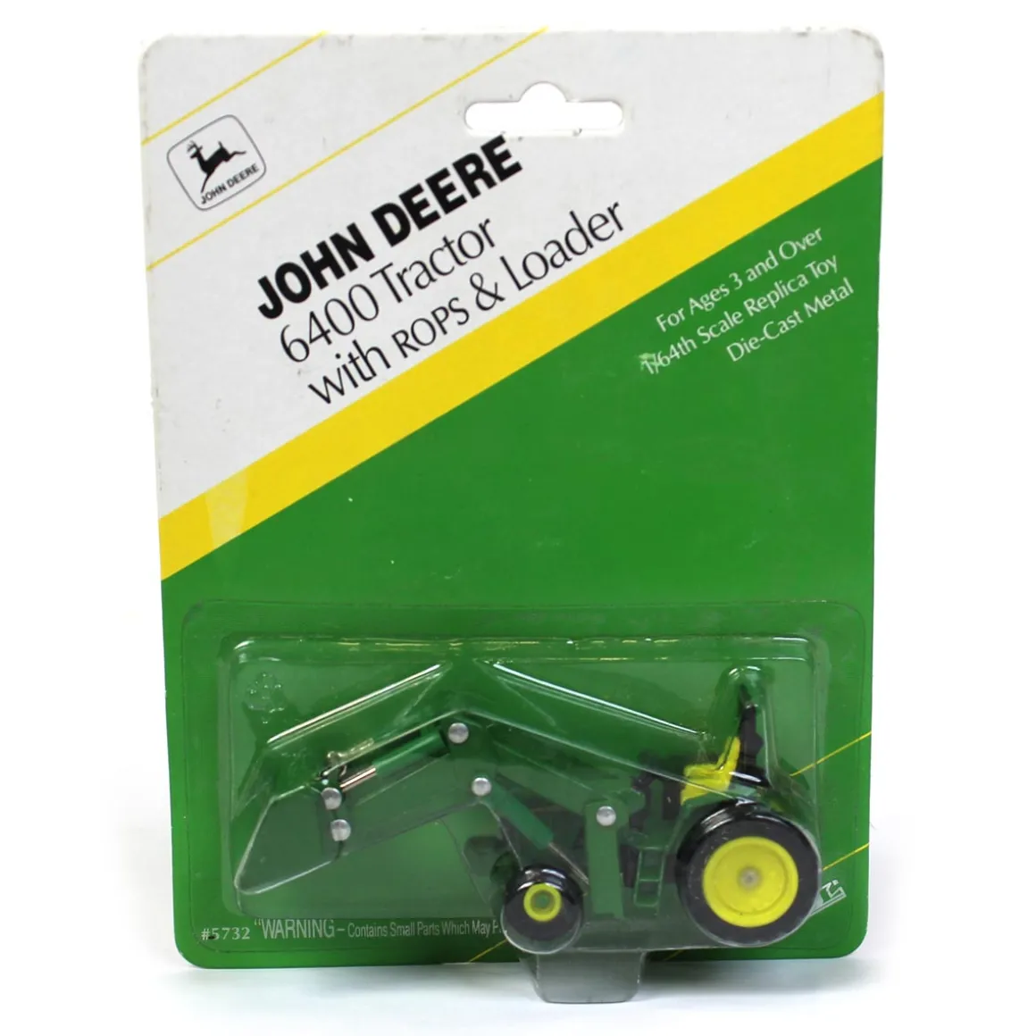 1/64 John Deere 6400 with ROPS & Loader