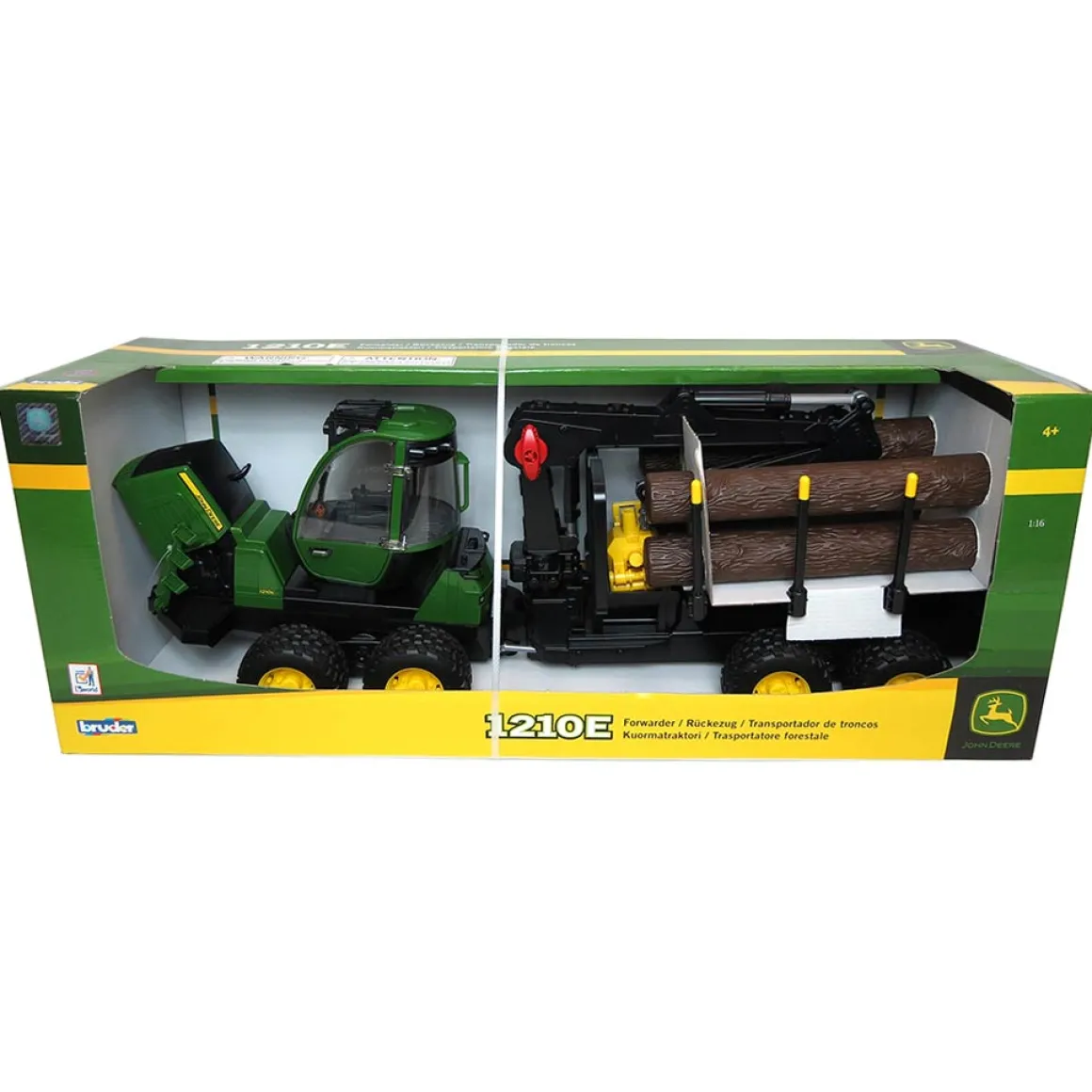 1/16 John Deere 1210E Log Forwarder with Logs by Bruder