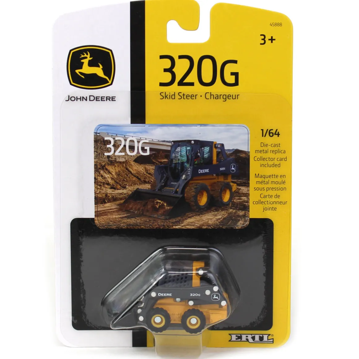 1/64 John Deere 320G Skid Steer Loader by ERTL