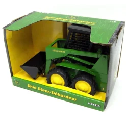 1/16 John Deere Green Steel Skid Steer