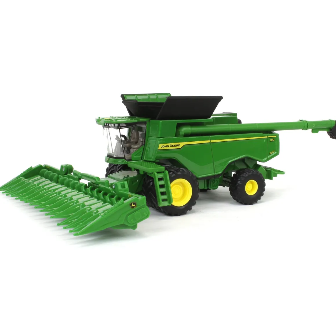 1/64 John Deere Harvesting Set w/ 8R 370 Tractor, Grain Cart, X9 1100 Combine & Grain Semi