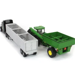 1/64 John Deere Harvesting Set w/ 8R 370 Tractor, Grain Cart, X9 1100 Combine & Grain Semi