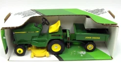 1/16 John Deere Lawn & Garden Tractor with Dump Cart by ERTL