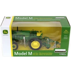 1/16 John Deere M Wide Front with Mounted Plow, 75th Anniv, ERTL Prestige Collection