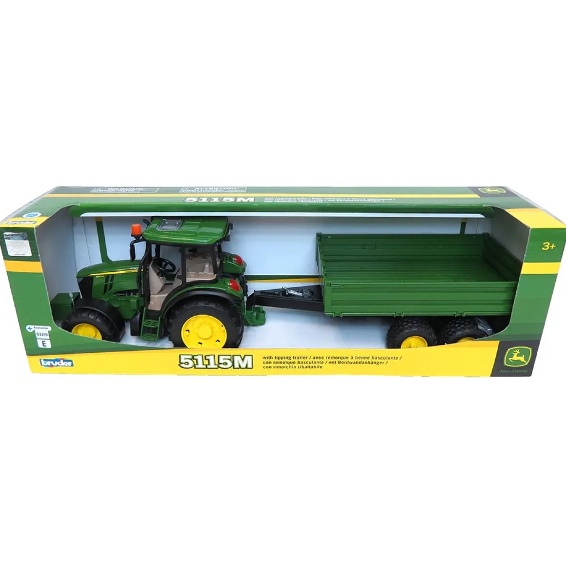 1/16 John Deere 5115M with Tipping Trailer by Bruder