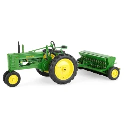 1/16 John Deere Model B with Grain Drill, 2025 Classic Green Reunion, ERTL Prestige Collection