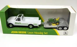 1/32 John Deere Pickup w/ Trailer & 455 Lawn Mower