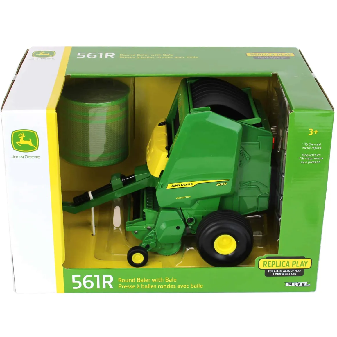 1/16 John Deere 561R Round Baler with Bale