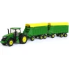 1/64 John Deere 7290R with 2 Tandem Forage Wagons