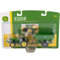 1/64 John Deere 8320R with Duals & J&M Grain Cart