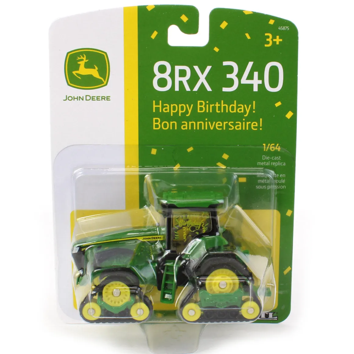 1/64 John Deere 8RX 340 "Happy Birthday" Tractor