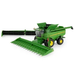1/64 John Deere S680 Combine with Corn & Grain Heads, ERTL Prestige Collection