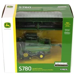 1/64 John Deere S780 Tracked Combine with Corn & Grain Heads, ERTL Prestige Collection