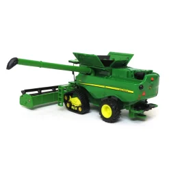 1/64 John Deere S690 Tracked Combine with Corn Head, Grain Head & Cart
