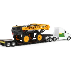 1/64 John Deere Semi with Lowboy Trailer & Hagie STS12 Sprayer