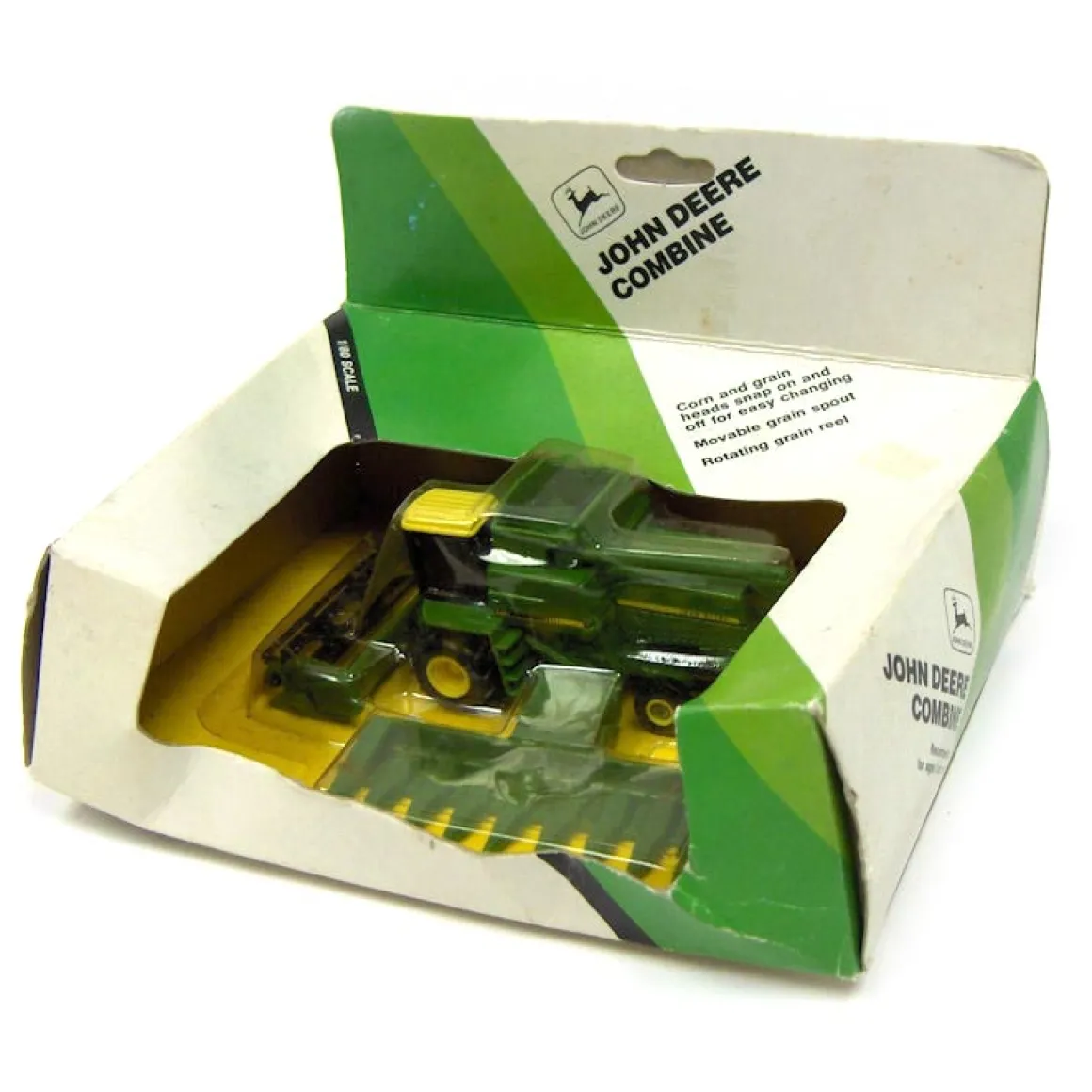 1/80 John Deere Turbo Combine with Corn & Grain Heads by ERTL