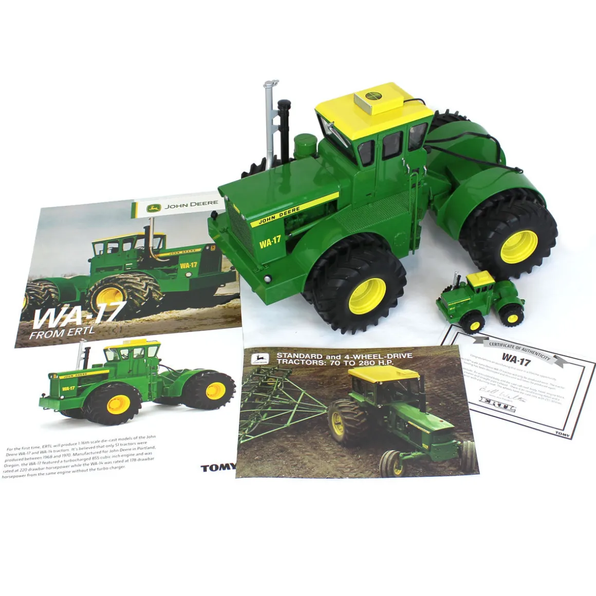 1/16 John Deere WA-17 Vintage 4WD, ERTL Prestige Select #2