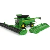1/64 John Deere X9 1100 Combine w/ Front Tracks and Draper & Corn Heads, ERTL Prestige Collection