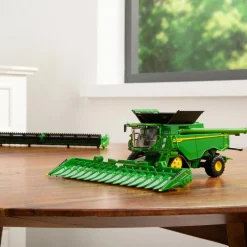 1/64 John Deere X9 1100 Combine w/ Front Tracks and Draper & Corn Heads, ERTL Prestige Collection
