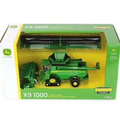 1/64 John Deere X9 1000 Combine with Draper & Corn Heads by ERTL