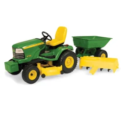 1/16 John Deere X748 with Cart & Tiller