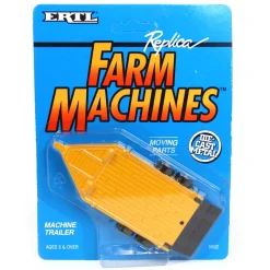 1/64 John Deere Yellow Trailer with Tandem Axles and Ramp by ERTL