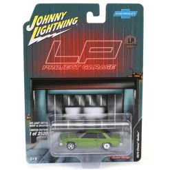 1/64 Johnny Lightning 1979 Chevrolet Malibu, Jungle Green, LP Diecast Garage Exclusive